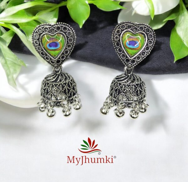 Oxidised Jhumka Earring For Women